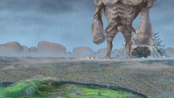 Moving Across the Ground! The Giant Statue Pica's Surprise Maneuver!
